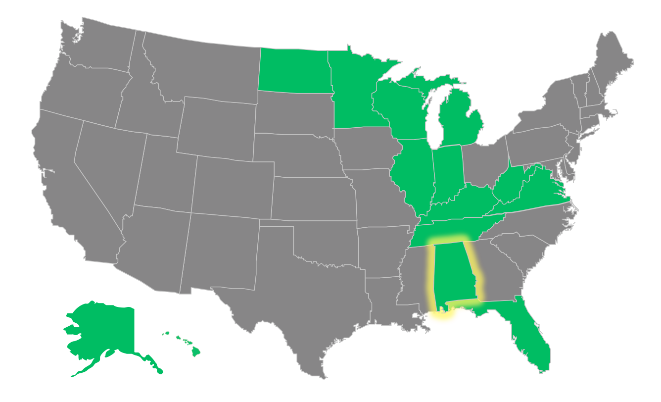 We’ve Added 748 Nonprofits in the State of Alabama