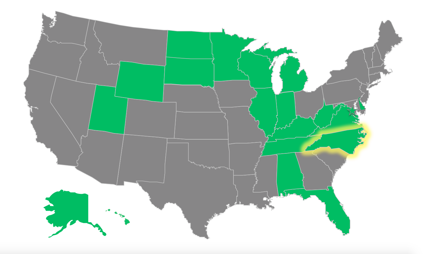 We’ve added 1,720 Nonprofits in the State of North Carolina